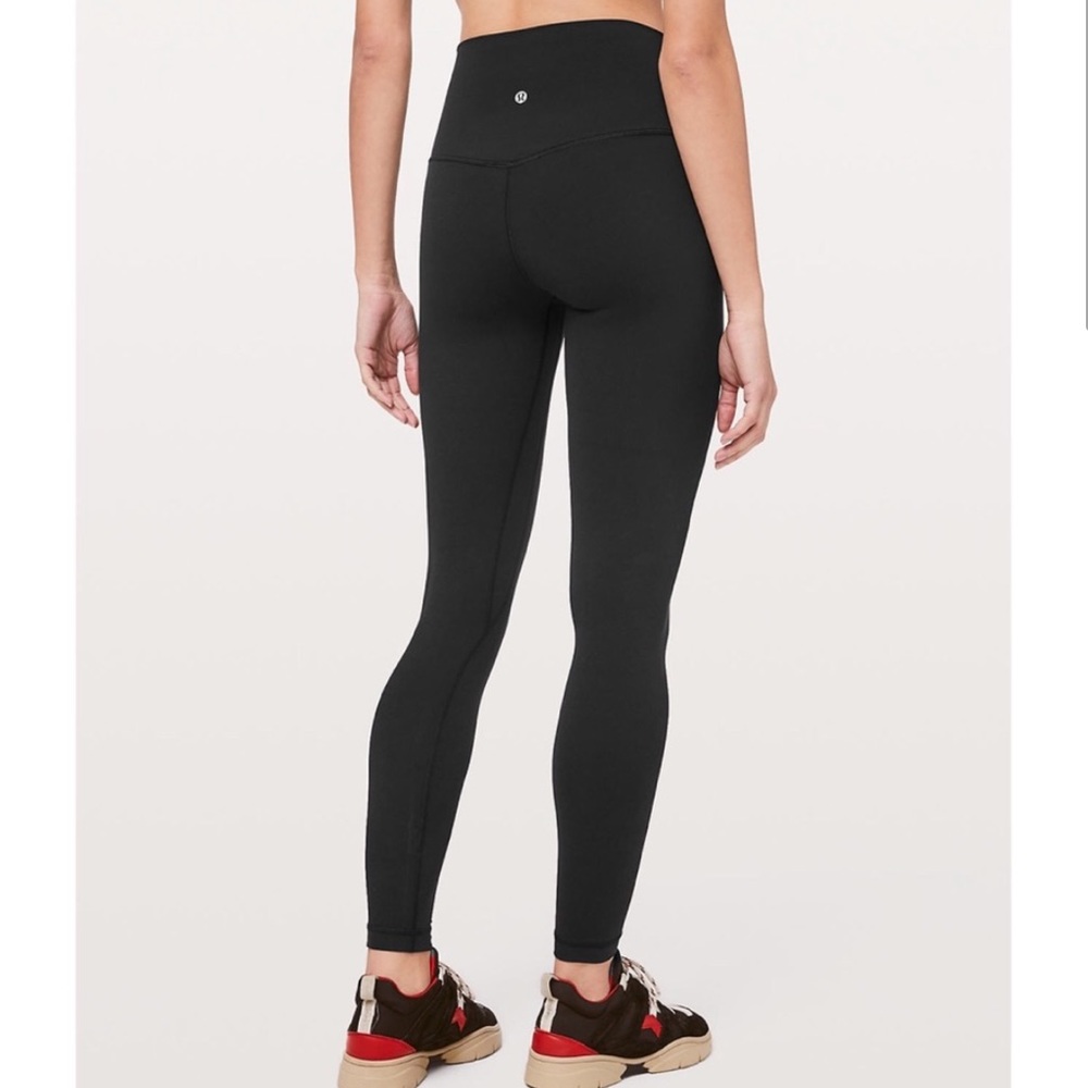 Lululemon black wunder under  28” Leggings